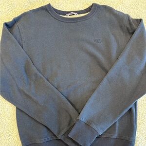 Champion Gray and Navy Crewneck